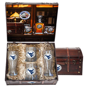 West Virginia University Beer Chest Set