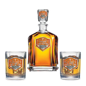 Tennessee Volunteers 2024 Baseball College World Series Champions Capitol Decanter with 2 Glasses