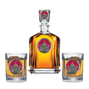 Trump & Vance  Inauguration 2025 Capitol Decanter with 2 Glasses