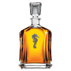 Sea Horse Capitol Decanter