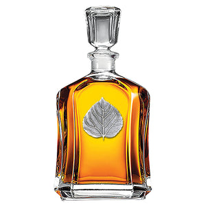 Aspen Leaf Capitol Decanter