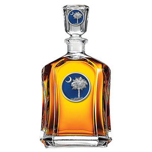South Carolina Palmetto Capitol Decanter