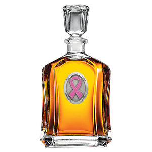 Pink Ribbon Capitol Decanter