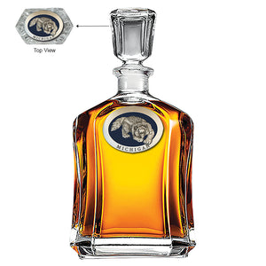 Wolverine with Michigan Capitol Decanter