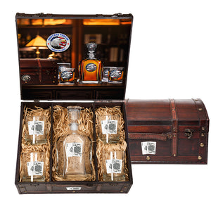 Black Jack Capitol Decanter Chest Set