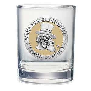 Wake Forest University Double Old Fashioned Glass