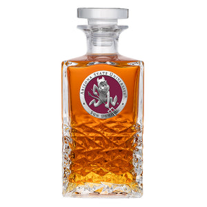Arizona State University Sparky Logo Heritage Decanter