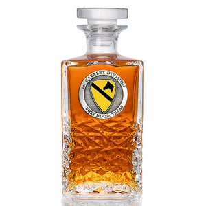 1st Cavalry Division Heritage Decanter