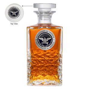 USA Department of Defense Heritage Decanter