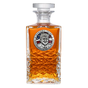 Donald Trump w/ Flag Heritage Decanter