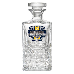 2023 Michigan Football Championship Heritage Decanter