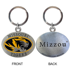 University of Missouri Keychain w/ Backtext