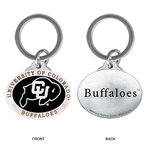 University of Colorado Keychain w/ Backtext