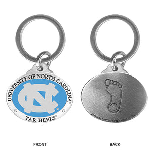 University of North Carolina Keychain w/ Backtext