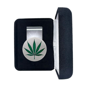 Marijuana Leaf Money Clip