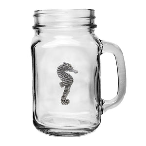 Sea Horse Mason Jar Mug