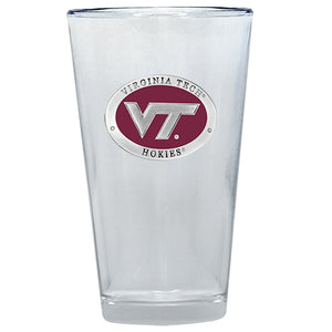 Virginia Tech University VT Logo Pint Glass