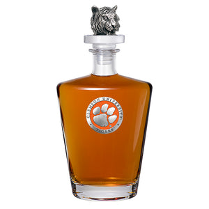 Clemson University Royal Decanter with 3D Top