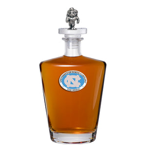 University of North Carolina Royal Decanter with 3D Top