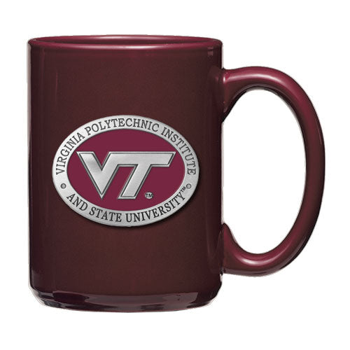 Virginia Tech University VT Logo Key Chain - Fine Pewter Gifts