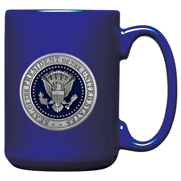 Glass-Presidential Seal Pewter Wine Tumbler