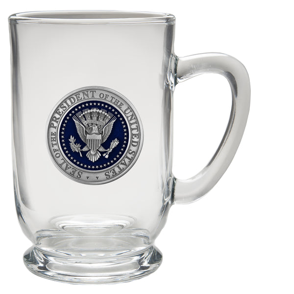 Glass-Presidential Seal Pewter Wine Tumbler