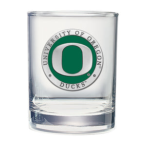 University of Oregon Double Old Fashioned Glass