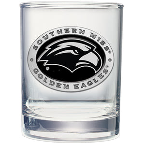 University of Southern Mississippi Double Old Fashioned Glass