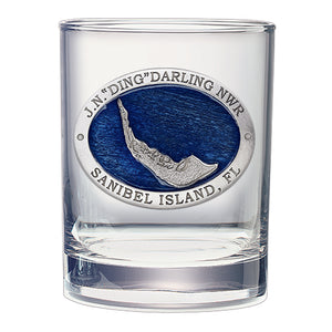 Sanibel Island Double Old Fashioned Glass