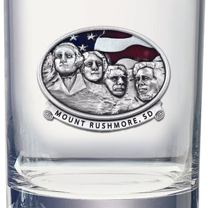 Mt. Rushmore Double Old Fashioned Glass