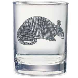 Armadillo, Double Old Fashioned Glass, Western