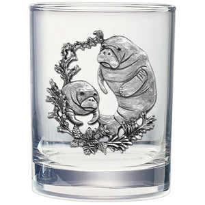 Manatee Double Old Fashioned Glass