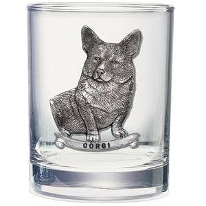 Corgi Double Old Fashioned Glass