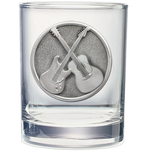 GUITARS DOUBLE OLD FASHIONED GLASS