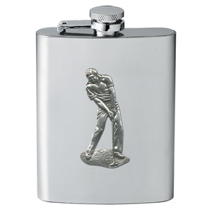 Male Golfer Flask