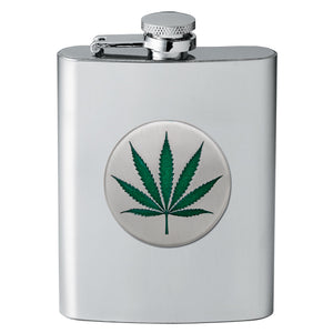 Marijuana Leaf Flask