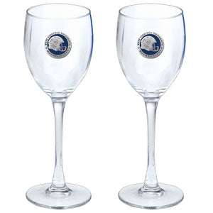 West Virginia University Helmet Goblets (Set Of 2)