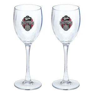 2022 Georgia Football Championship Back to Back Logo Goblet (Set of 2)