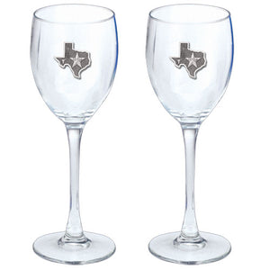 Texas State Goblets (Set Of 2)