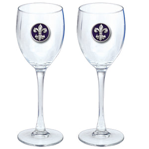 Fleur de Lis #3 Goblets (Set of 2)