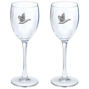 Canadian Goose Goblets (Set Of 2)