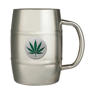 Marijuana Leaf Keg Mug