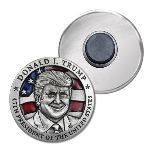 President Donald J. Trump Medallion Key Chain, Presidential Seal on  Reverse,GIFT BOX