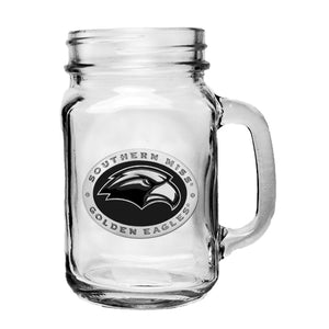 University of Southern Mississippi Mason Jar Mug