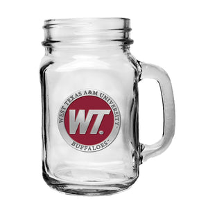 West Texas A&M University Mason Jar Mug