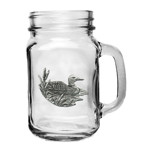 Loon Mason Jar Mug