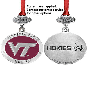 Virginia Tech University VT Logo Ornament