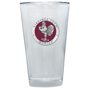 Virginia Tech University Hokies Pint Glass