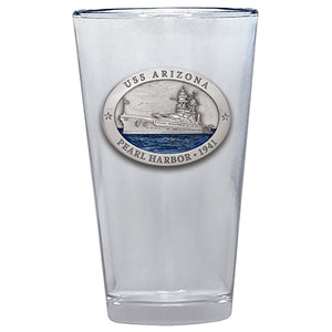USS Arizona Pearl Harbor Pint Glass