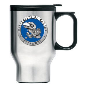 University of Kansas Travel Mug